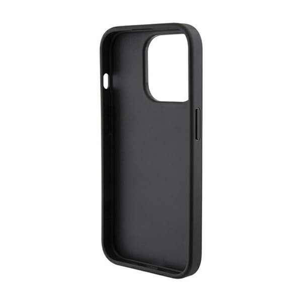 Ferrari Grip Stand Metal Logo - iPhone 15 Pro cover (sort)