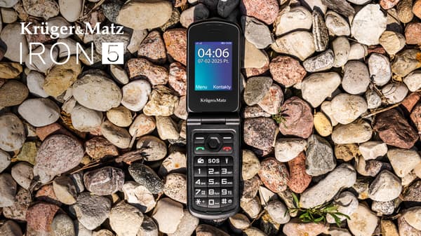 Telefon Kruger&Matz IRON 5 Flip 4G Bluetooth Dobbelt SIM