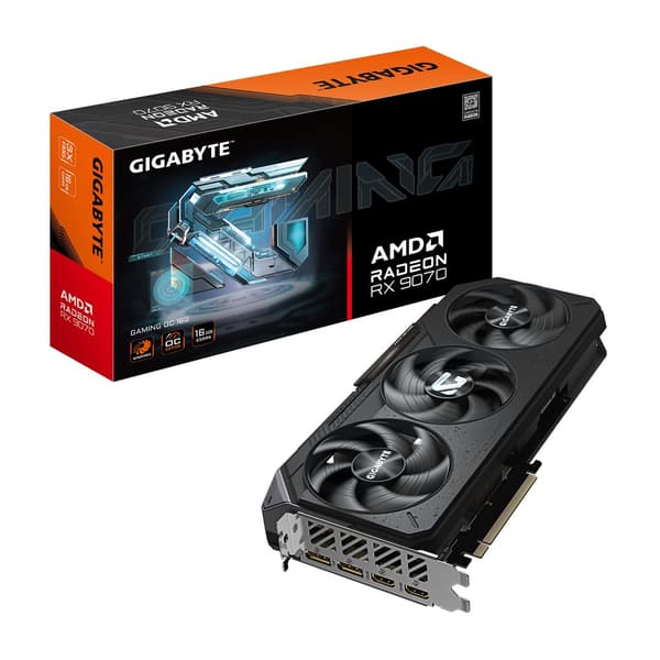 Gigabyte RX 9070 GAMING OC 16GB grafikkort