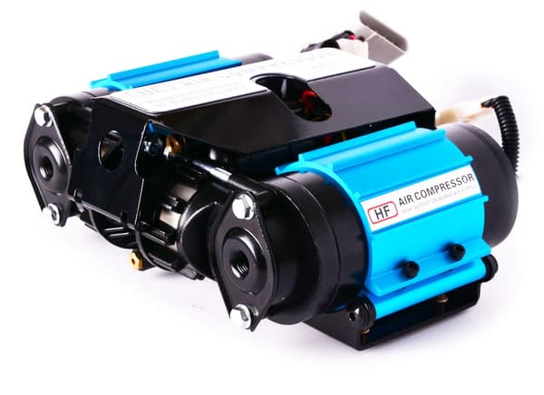 Luftkompressor to-stempel HF 12V