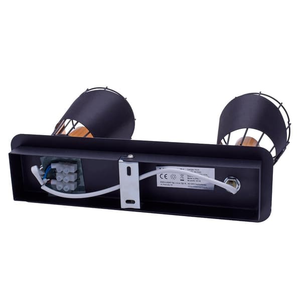 STRÅDLAMPA RICK 1 E14 SVART MILAGRO ML5566