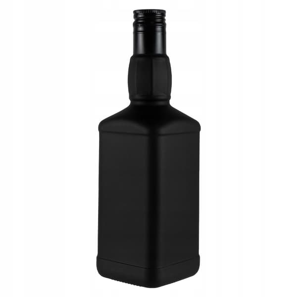 10x Daniel glasflasker 500 ml sort MAT til whisky, likører og alkohol