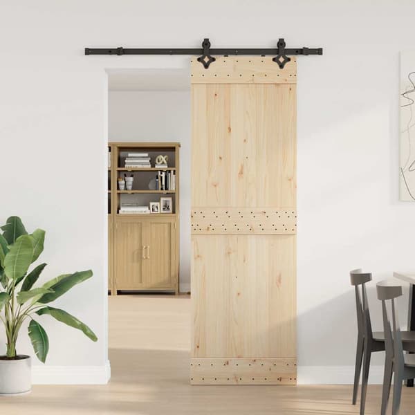 vidaXL monteringssystem til skydedør 152,5 cm stål sort