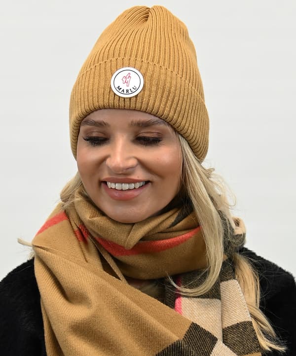 Polsk Moderigtig Behagelig Hat Lys Karamel n1