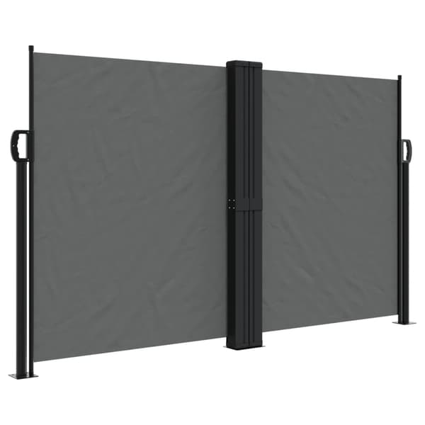 vidaXL Rullande sidomarkis antracit 140x1200 cm
