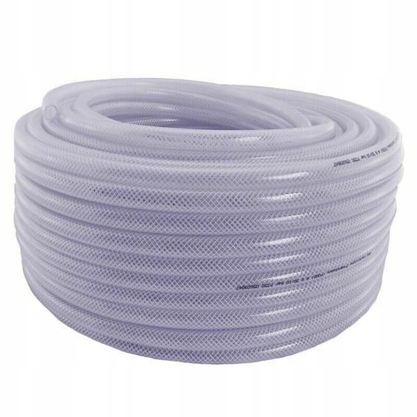 Teknisk plastslange forstærket 8mm 1m