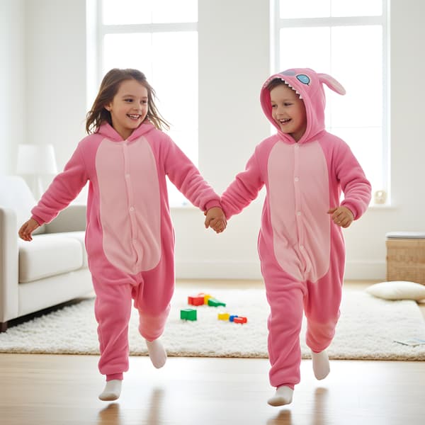 Kigurumi-pyjamas med søm, 135-145 cm