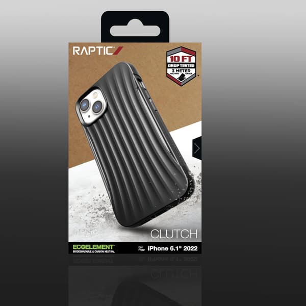 Raptic X-Doria Clutch-cover til iPhone 14, sort