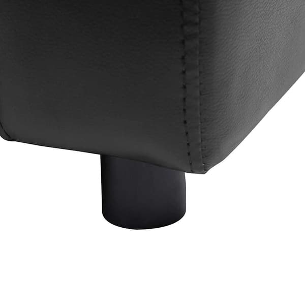 vidaXL hundesofa sort 80x50x40 cm kunstlæder
