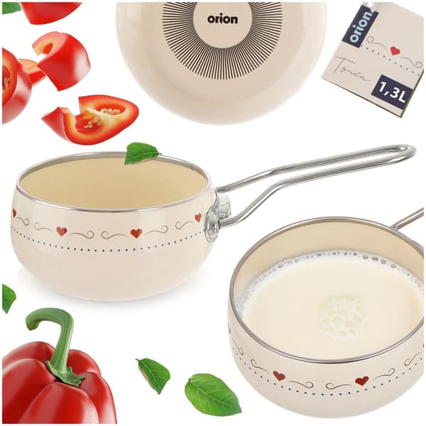 Sås emaljerad TONCA 15 cm, 1,1 l