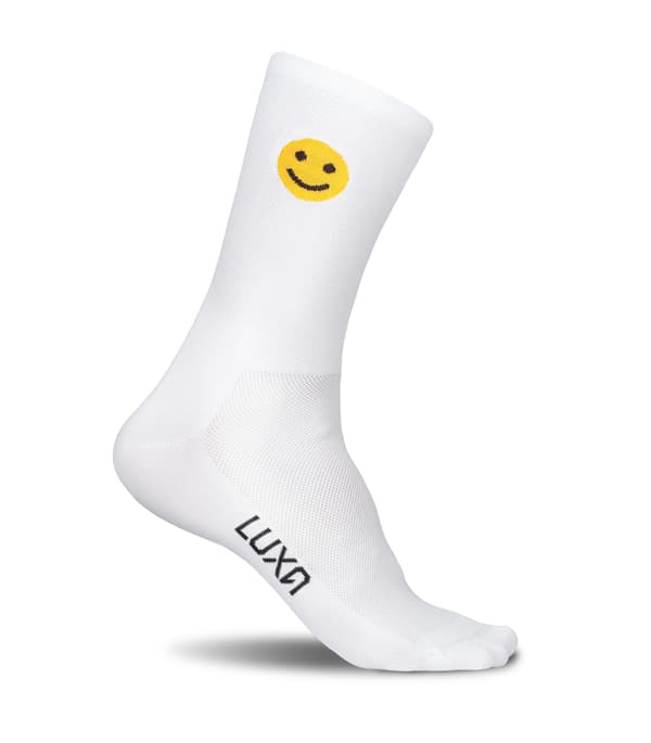 Emoji Smile Cykelstrumpor S/M: 36 - 41