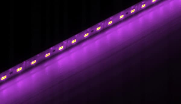 20cm LED akvariebelysning lysstofrør violet UV