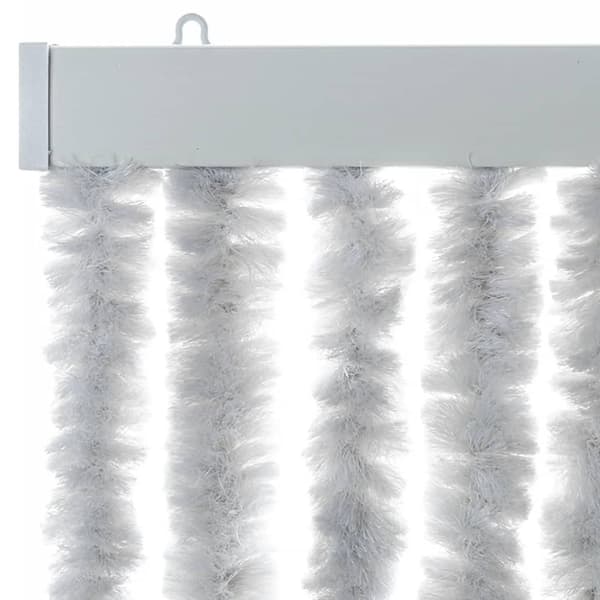 vidaXL insektnet, grå, 90x220 cm, chenille
