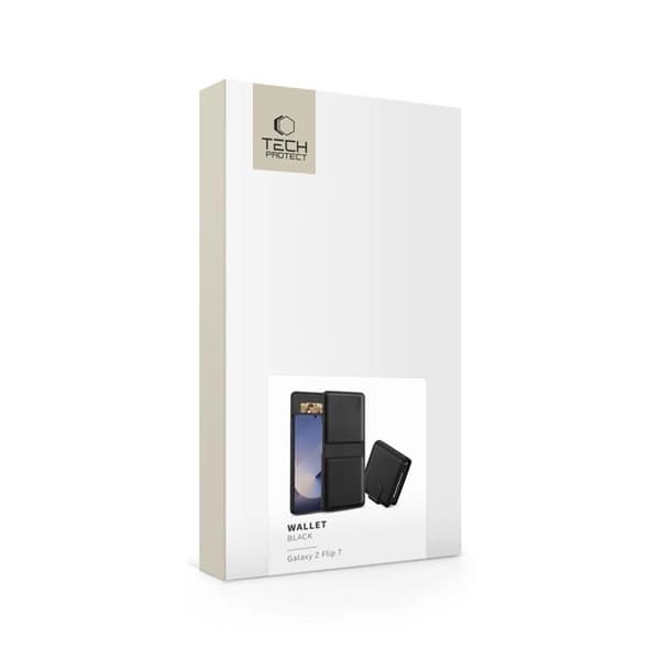 Tech-Protect Plånboksfodral för Samsung Galaxy Z Flip 7 - Svart
