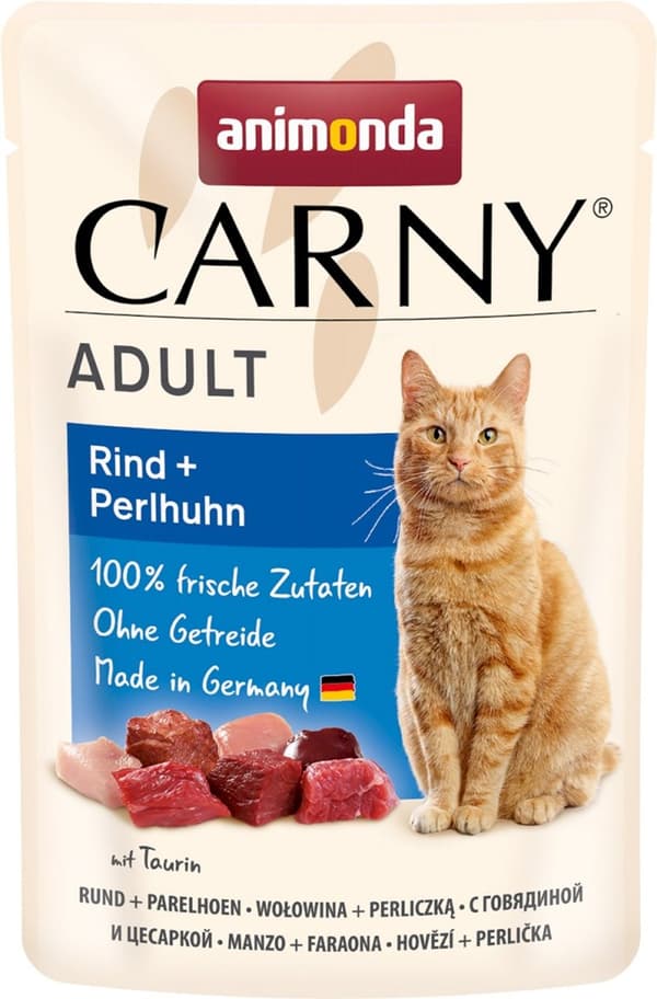 Animonda Carny våtfoder för vuxna katter, blandade smaker, 24x85g