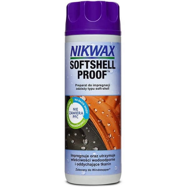 Nikwax SOFTSHELL PROOF WASH-IN imprægneringsmiddel til softshell tøj 300ML 451P01