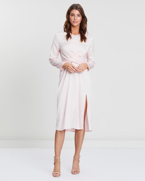 Ivyrevel damklänning i satin rosa 36