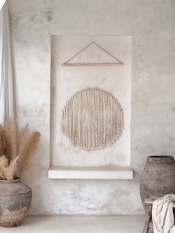 Vægdekoration Boho Cirkel