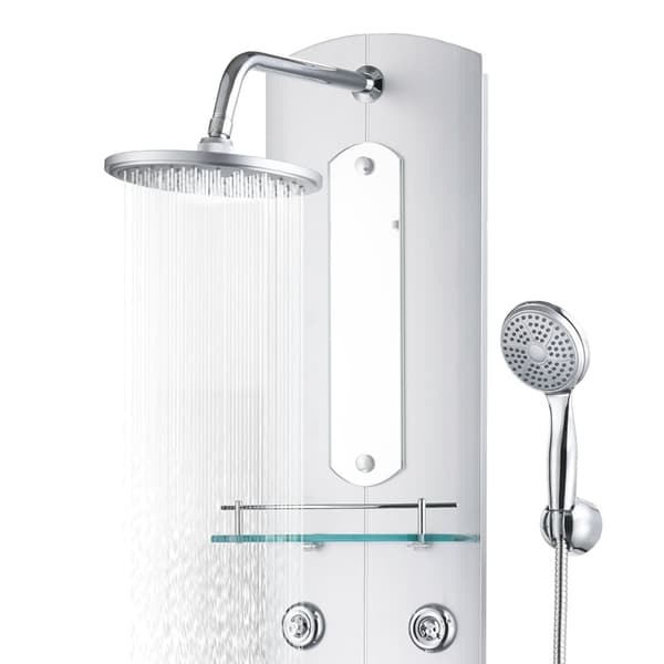 vidaXL Duschpanel 25x43x110 cm silver