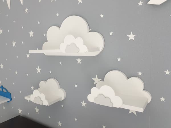 Cloud Shelves Set om 3 FISIA - Prestige