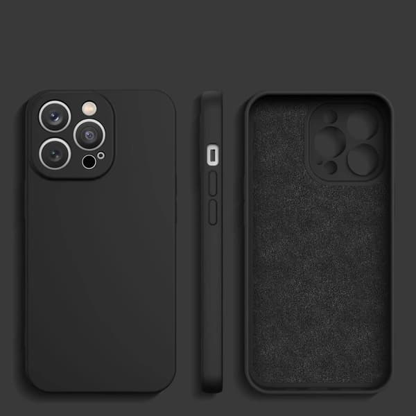 Silikone-etui til Samsung Galaxy A15 - Sort