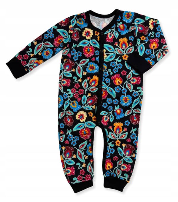 ROMPERS 92 KNAPPET ROMPER UDEN FØDDER PYJAMAS ROMPERS FOLK SORT