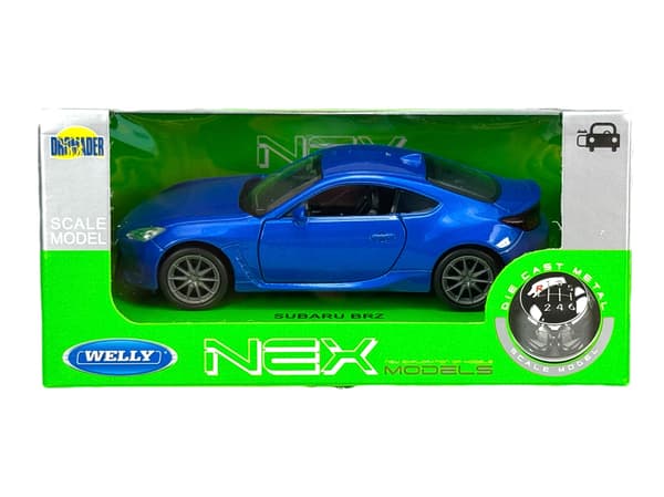 WELLY SUBARU BRZ BLÅ 1:34 43812