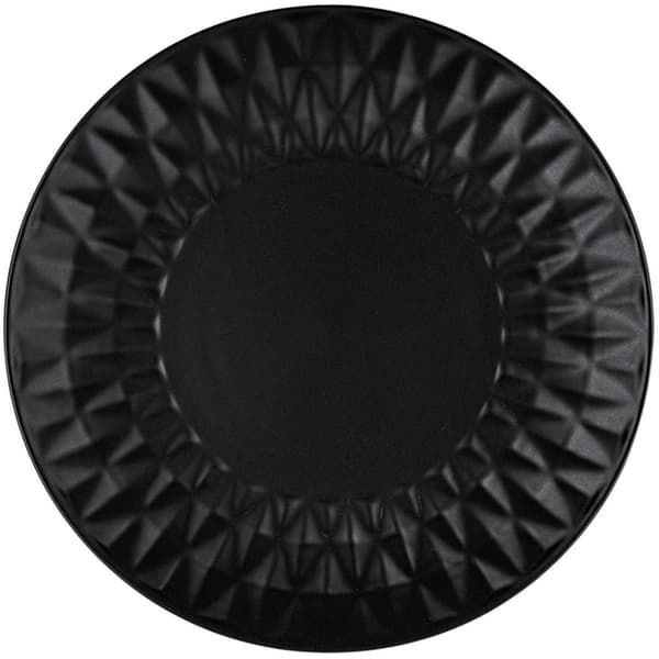 Sort keramisk desserttallerken SOHO 20 cm