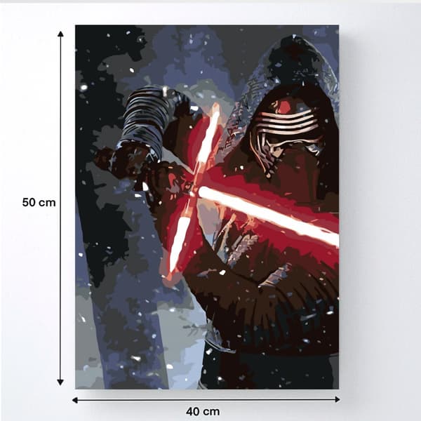 Målning med siffror Kylo Renn Star Wars 40x50 cm
