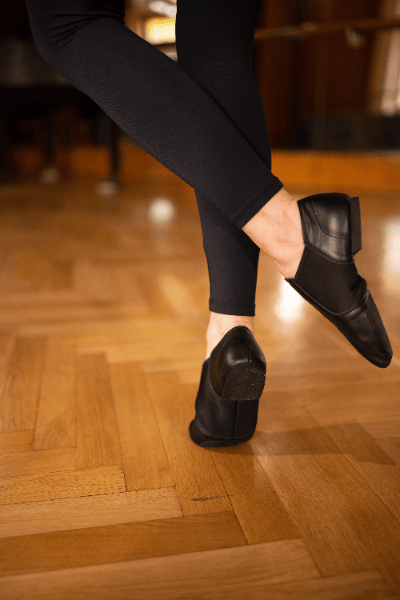 Dansesko BURTAN BROADWAY til jazzdans elastisk - sorte jazz dansesko BURTAN BROADWAY til jazzdans str. 36