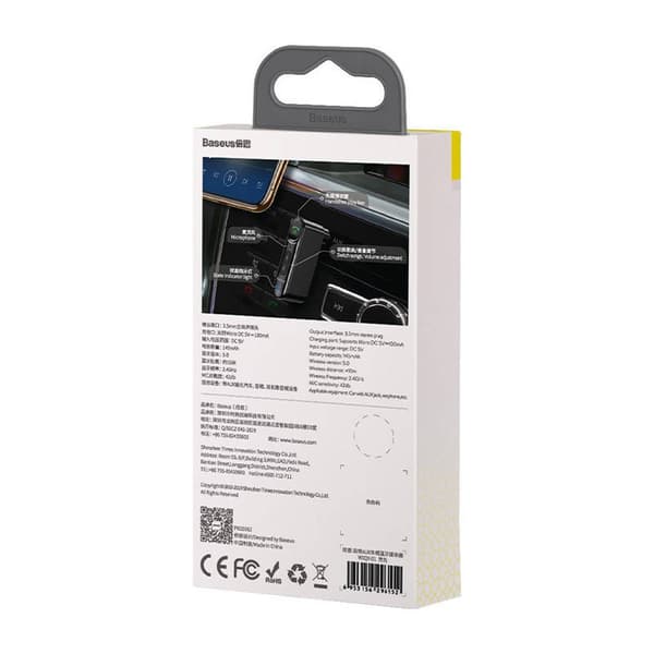 Baseus Qiyin Bluetooth 5.0 AUX-vastaanotin