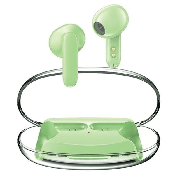 AWEI Bluetooth 5.3-hörlurar T85 ENCTWS + dockningsstation grön/grön