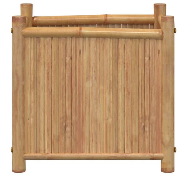 vidaXL Blomkruka, 40x40x40 cm, Bambu