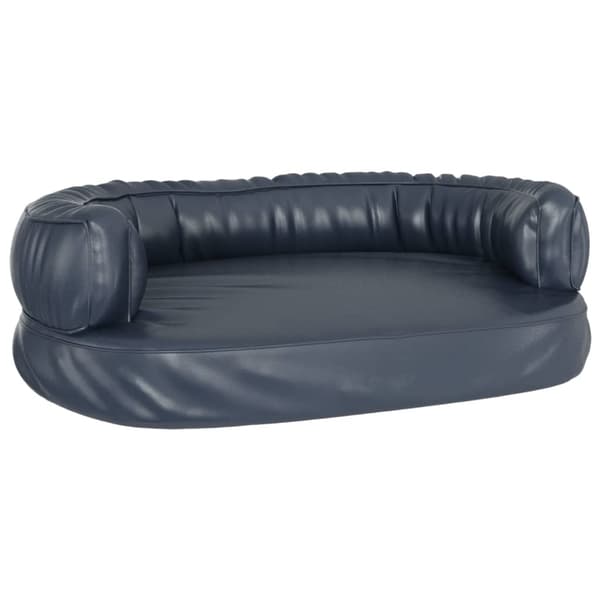 vidaXL ergonomisk hundeseng, mørkeblå, 60x42 cm