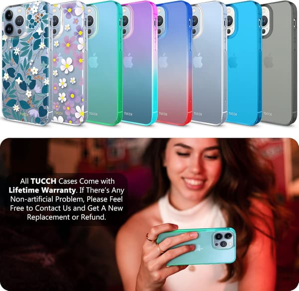 APPLE IPHONE 13 PRO -KUORI LÄPINÄKYVÄ VIHREÄ