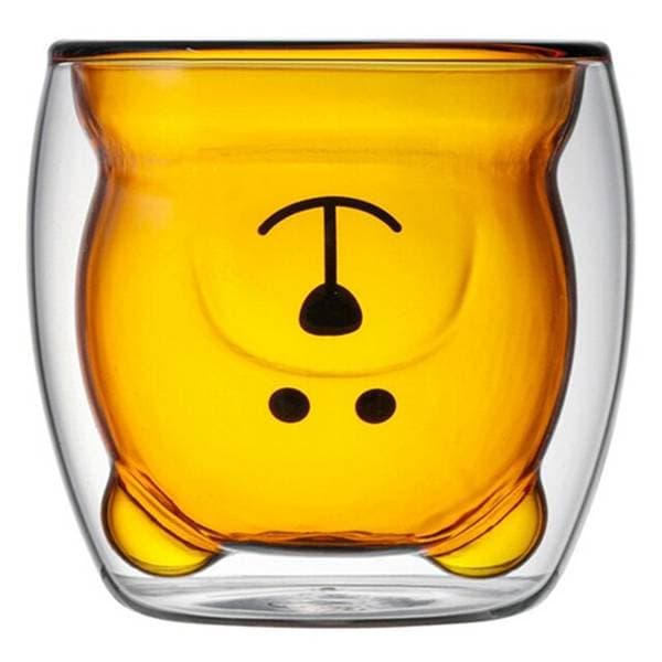 Dubbelväggsglas Björn - brun