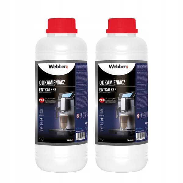 STÆRK Flydende Afkalkningsmiddel 2L UNIVERSAL STOR WEBBER til Espressomaskiner - 2000ml