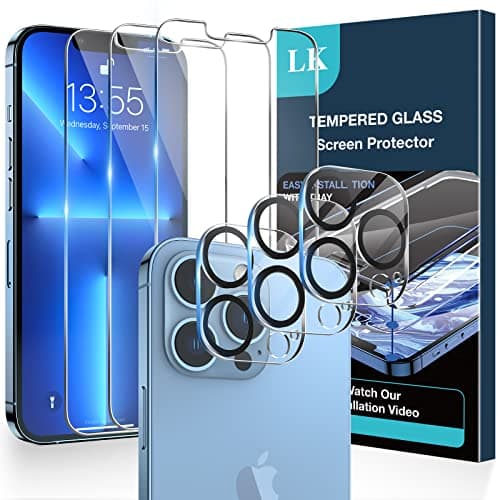 3x Härdat glas för Apple iPhone 13 Pro Max kameraskydd
