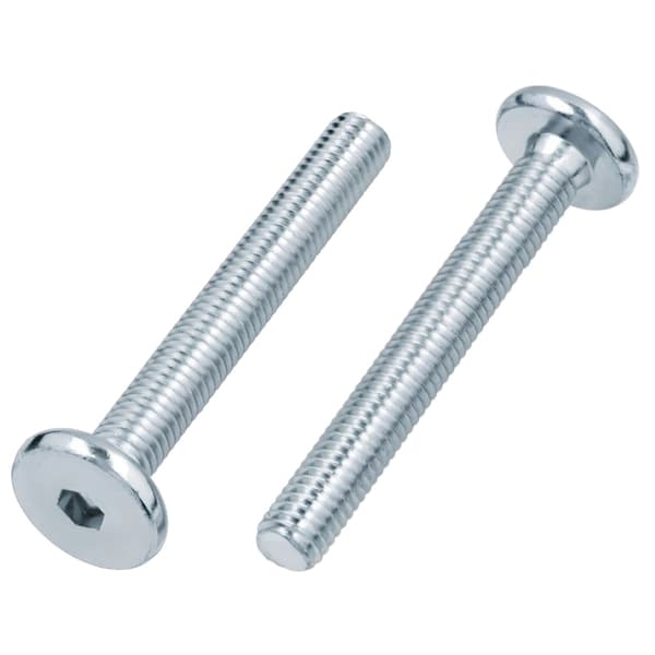 Fladhovedet møbelskrue M8x35 Galvaniseret stål 20 stk.