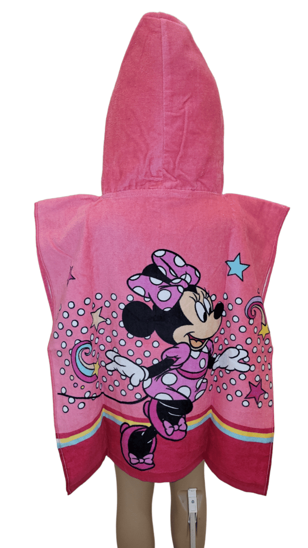 MINNIE MOUSE BØRNES HÅNDKLÆDE MED HÆTTE PONCHO
