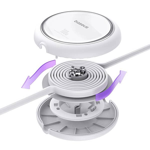 Baseus Free2Draw USB-C till USB-C-kabel, PD, 100W, 1m (Vit)