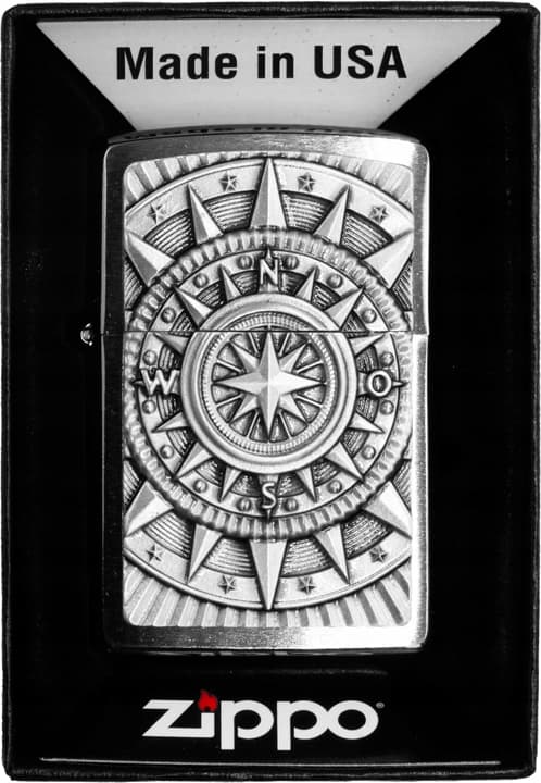 ZIPPO COMPASS EMBLEM Tändare Presentset Nr 2