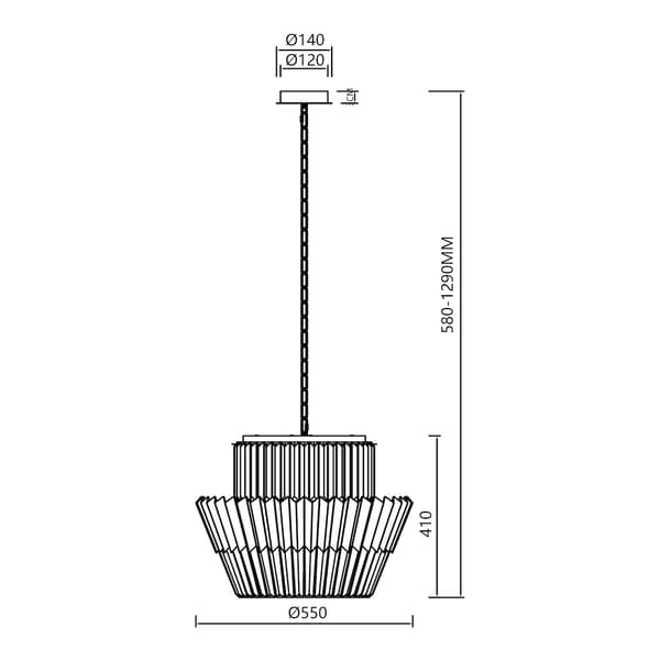 DONNA-KRUNU 12 E14 CHROME MILAGRO ML0416