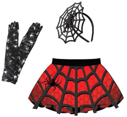 Edderkopkostumesæt Edderkoppespind Halloween