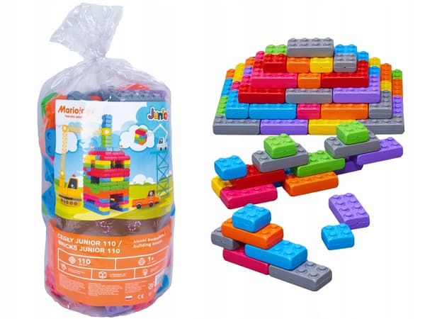 MARIOINEX Junior byggeklodser 110 stk.