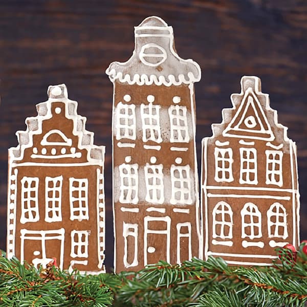Stål kageudstikker lille hus 14 cm