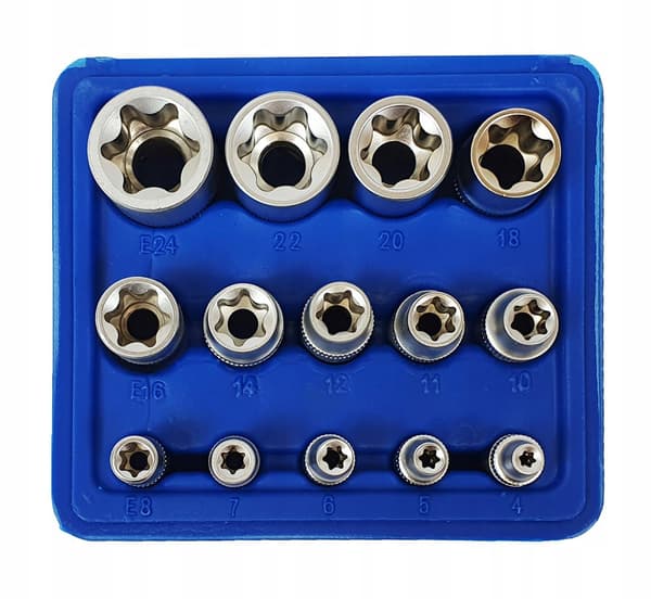 Interna Torx-socklar E4-E24