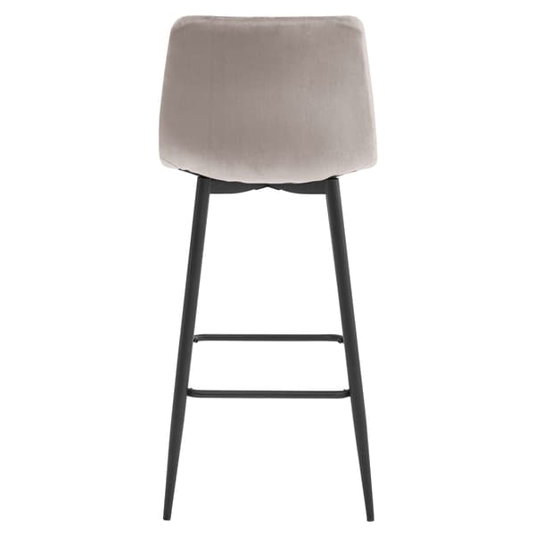 ARCETO pall - mörkbeige sammet / svarta ben x 1
