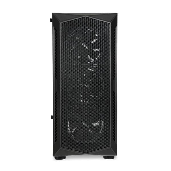 I-BOX LUPUS 27 Midi Tower ATX computerkabinet sort, RGB