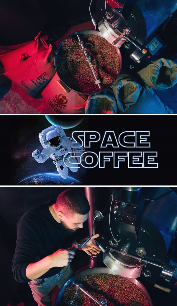 Friskristede kaffebønner Space Coffee 1 kg
